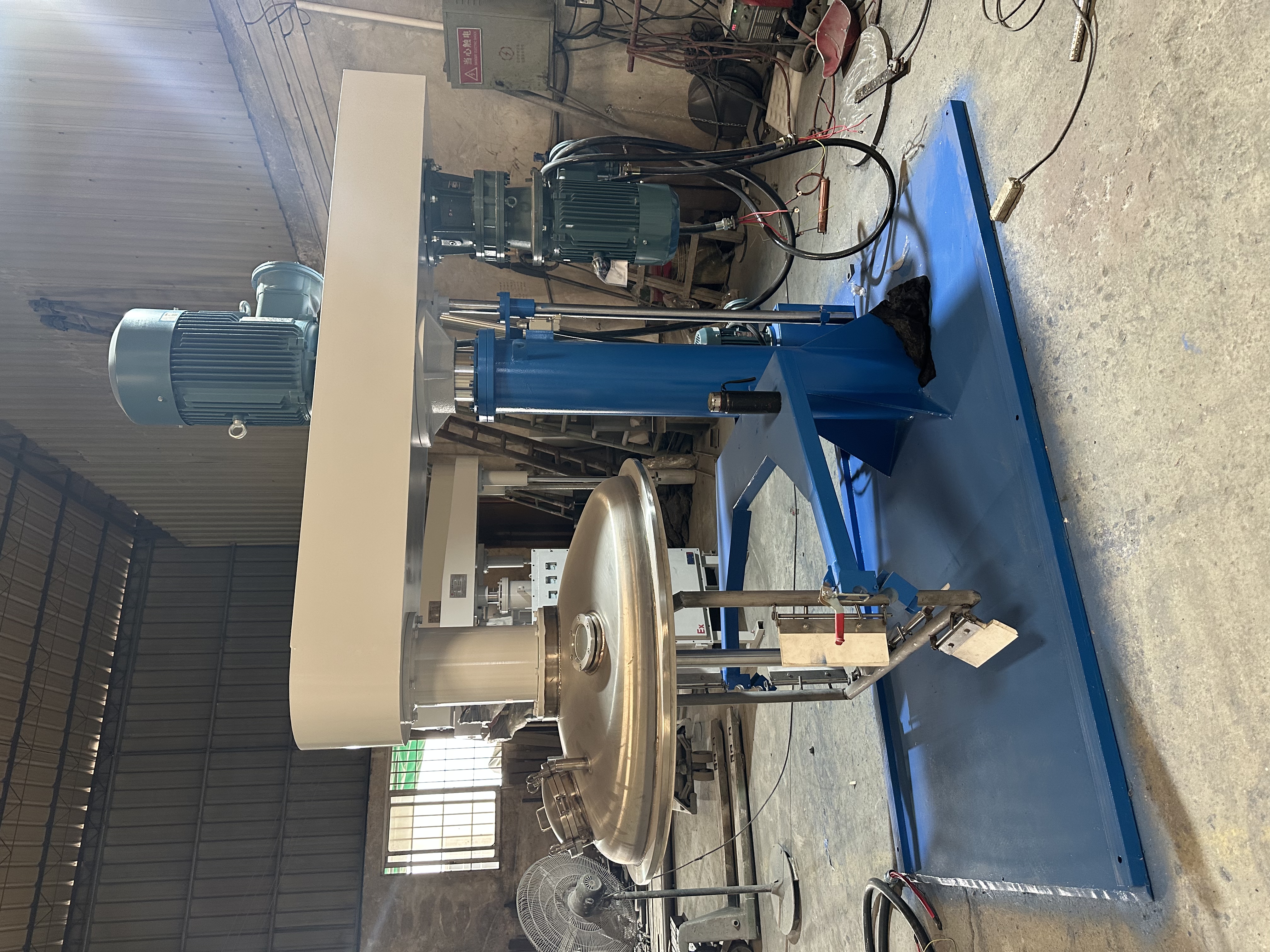 高低速雙電機(jī)刮壁攪拌機(jī) 液壓升降防爆分散機(jī) 液體粉狀物料剪切機(jī)